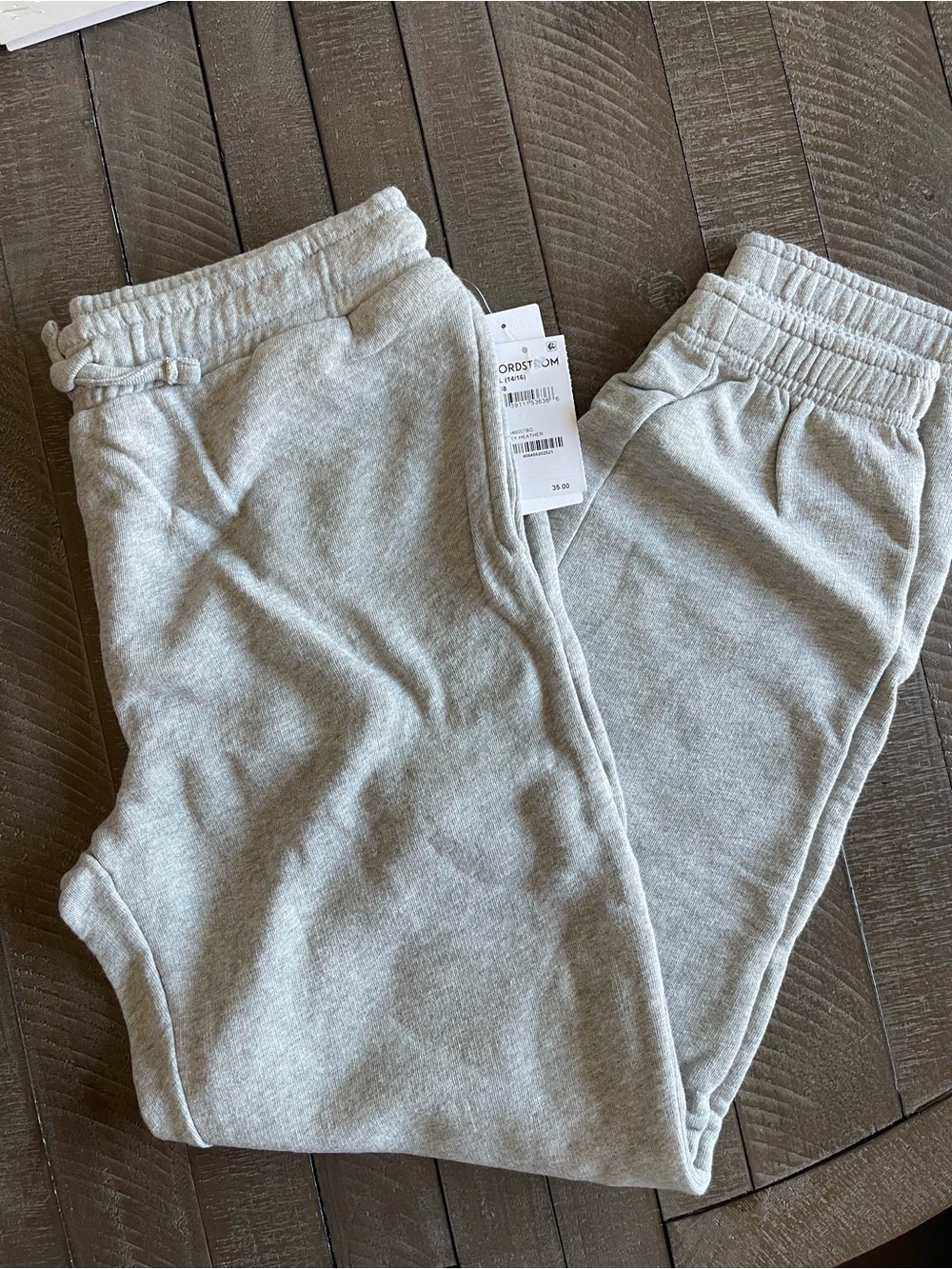 Treasure & Bond Light Gray Kids Jogger Sweatpants